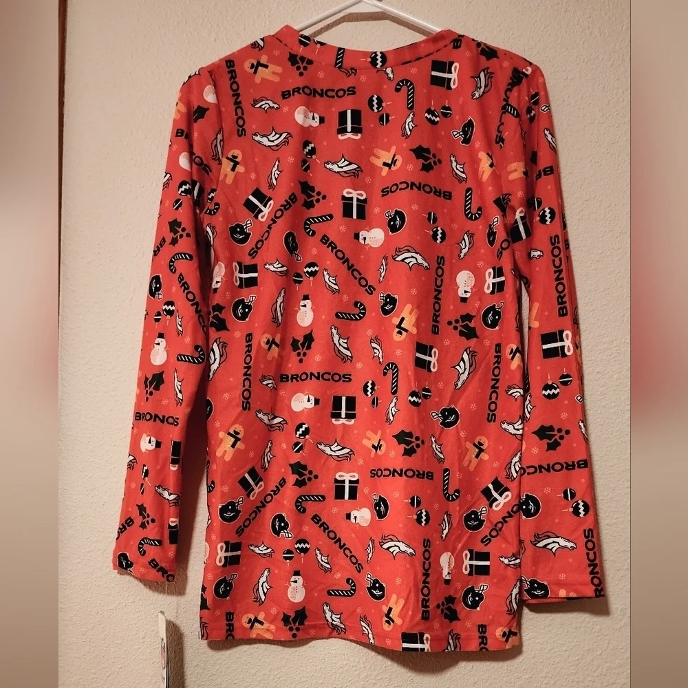 NFL Denver Broncos Football Pajamas Christmas Youth Sz XL 16-18 NWT
